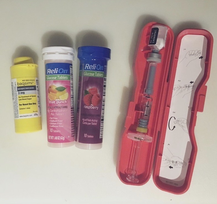 Type 1 diabetes emergency supplies